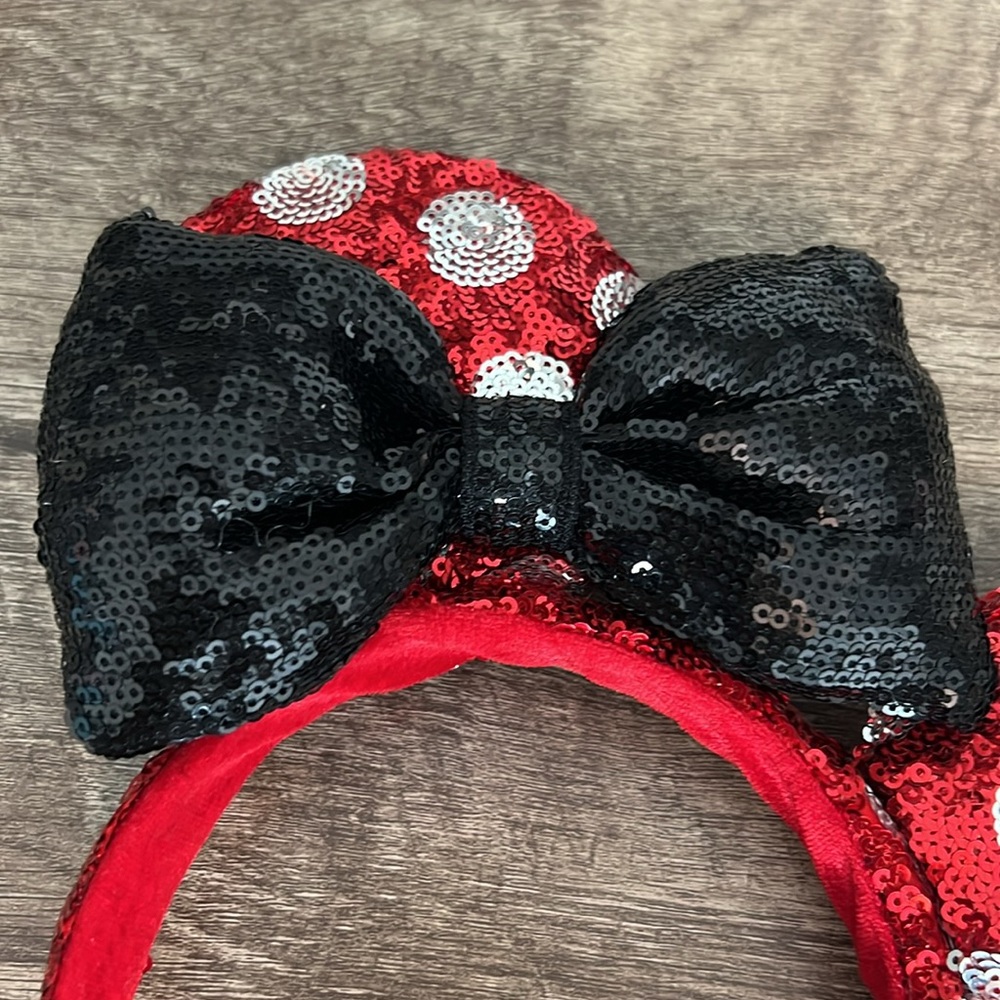 Disney Parks Minnie Mouse Sequin Ear Headband (2018) Adult - Picture 8 of 8
